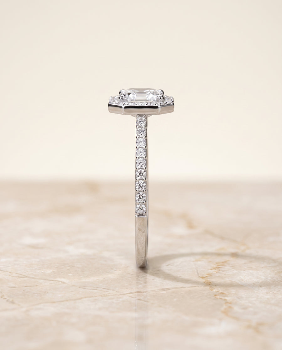 The Taylor Engagement Ring, made to order in our Los Angeles atelier