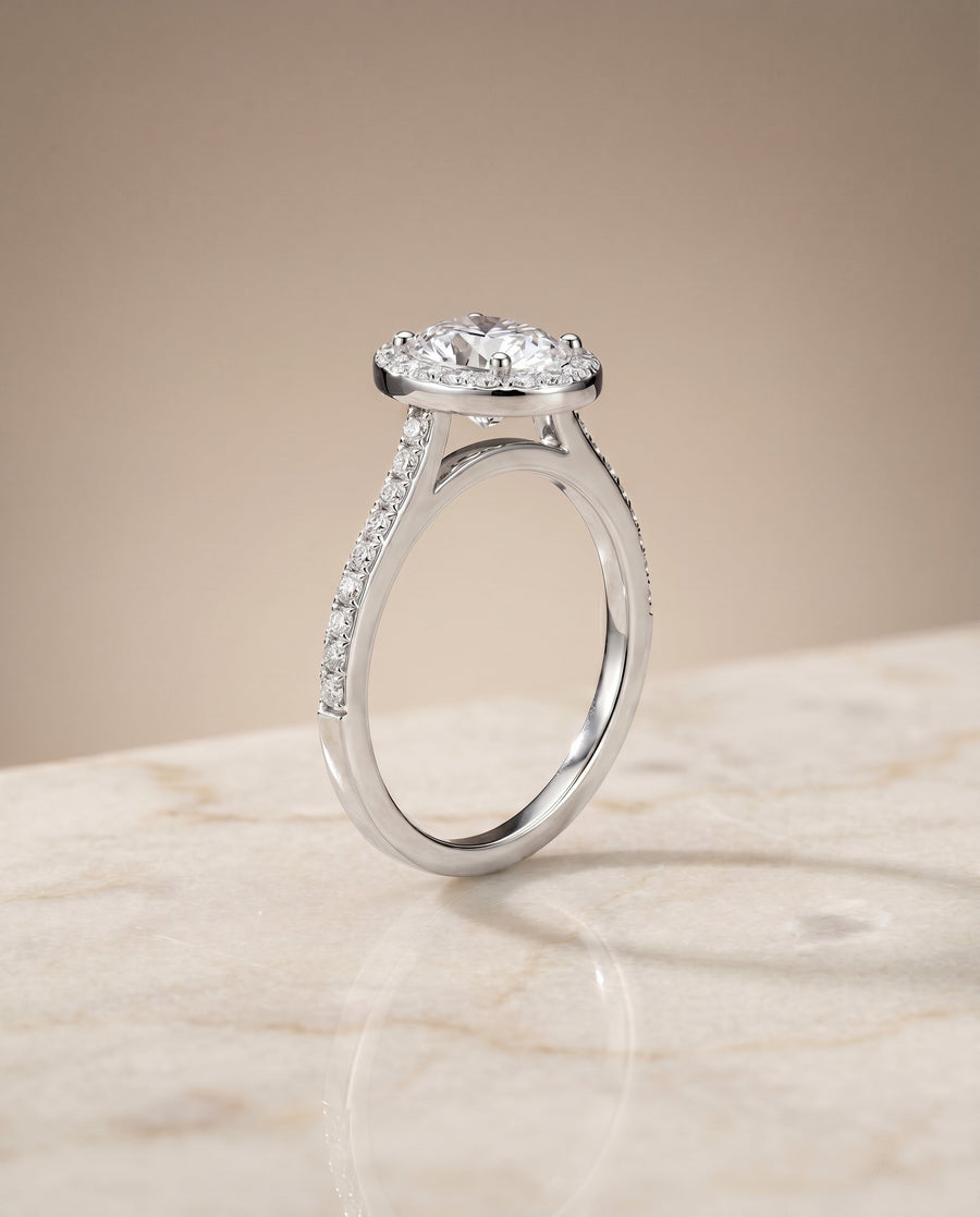 The Taylor Select Engagement Ring, made to order in our Los Angeles atelier
