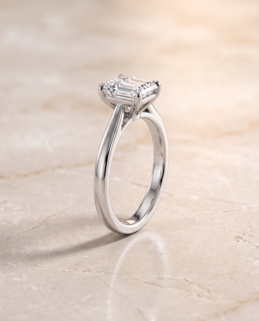 The Tori Engagement Ring, made to order in our Los Angeles atelier