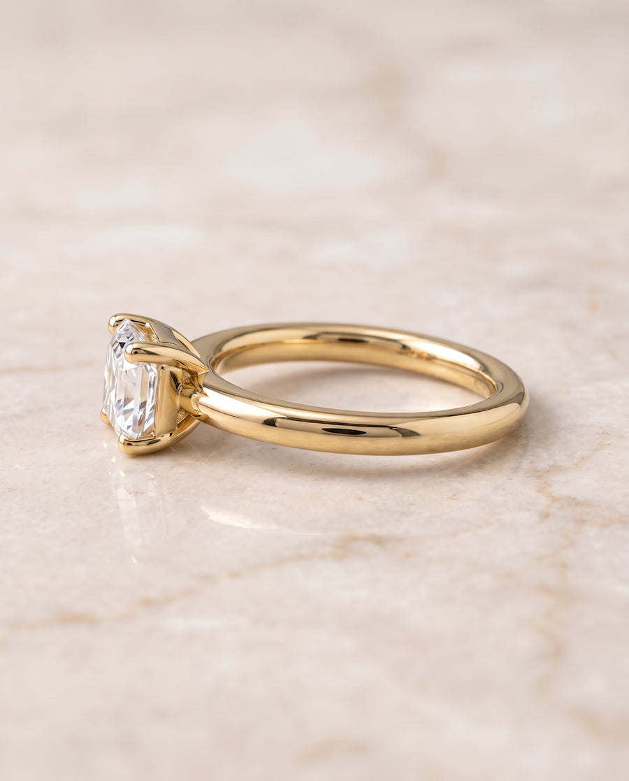 The Tori Engagement Ring, made to order in our Los Angeles atelier