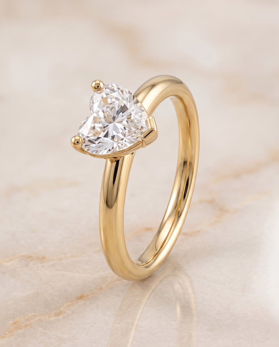 The Tori Engagement Ring, made to order in our Los Angeles atelier