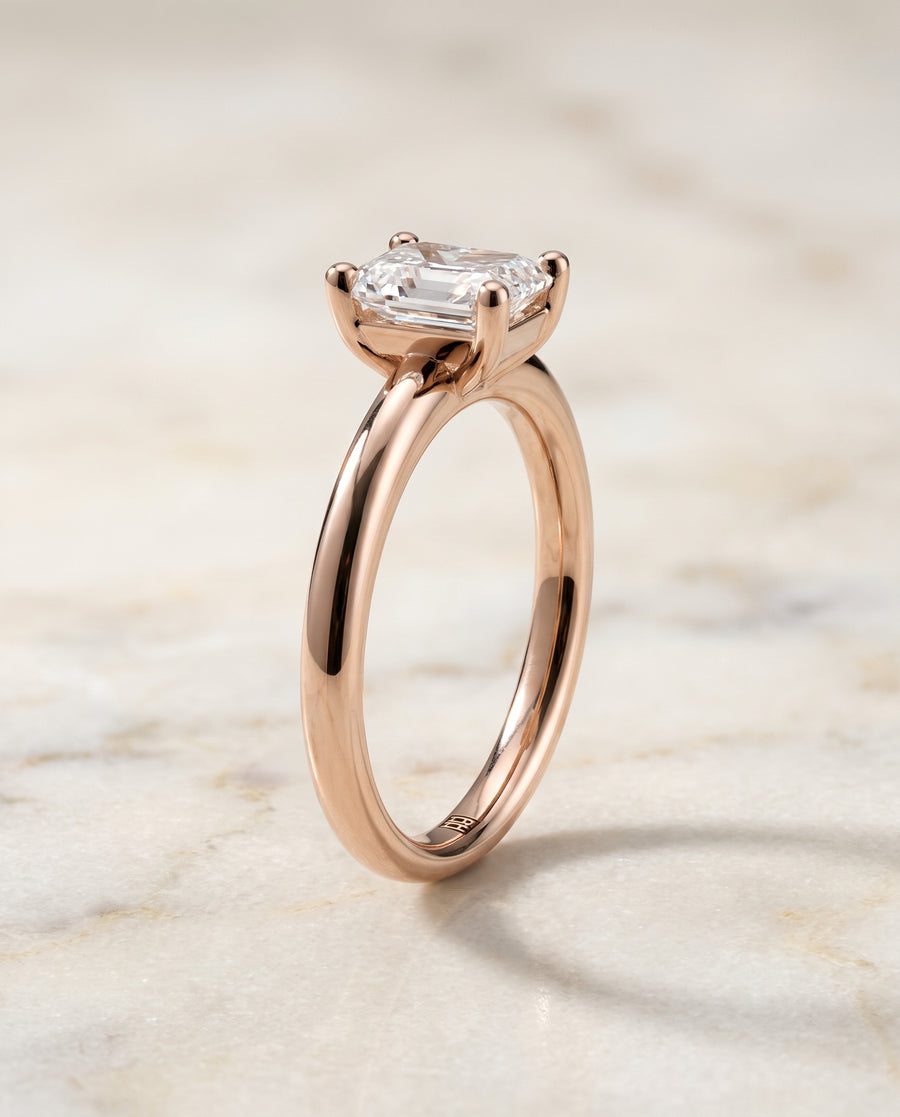 The Tori Engagement Ring, made to order in our Los Angeles atelier
