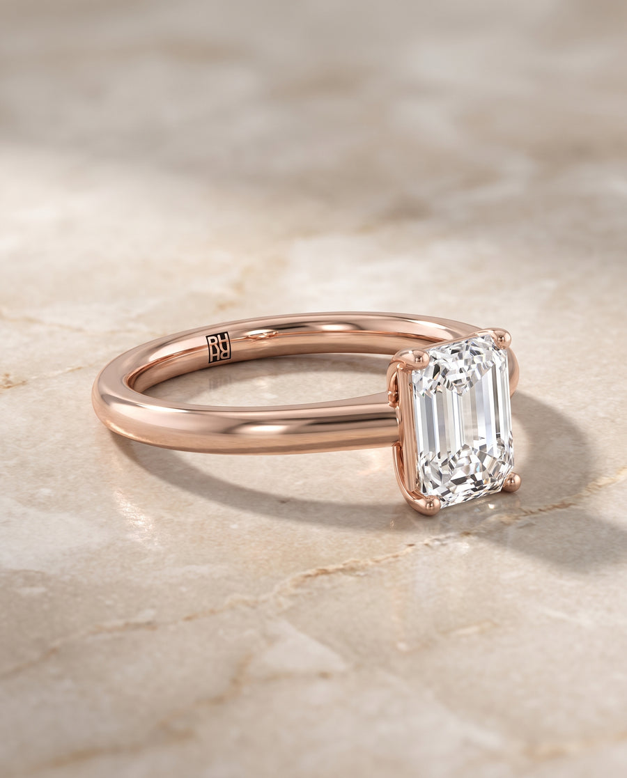 The Viola Engagement Ring, made to order in our Los Angeles atelier