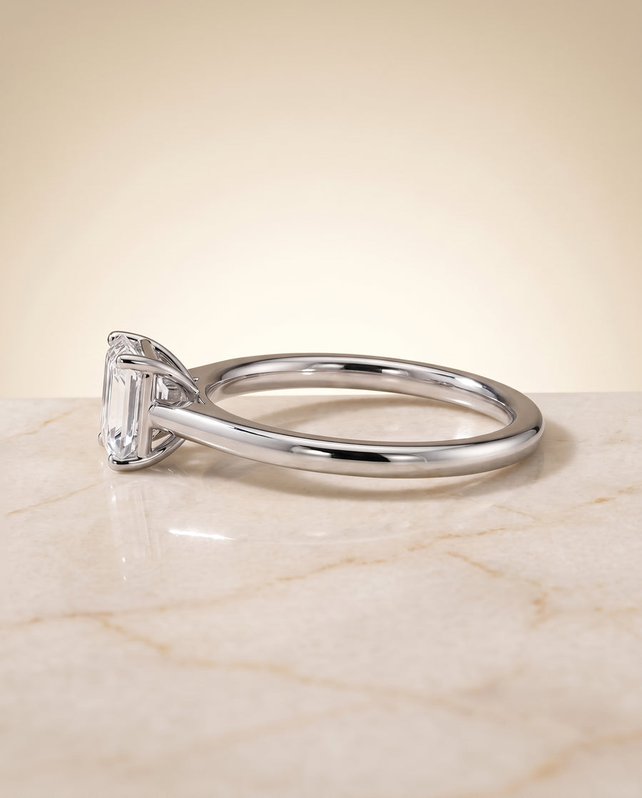 The Viola Engagement Ring, made to order in our Los Angeles atelier