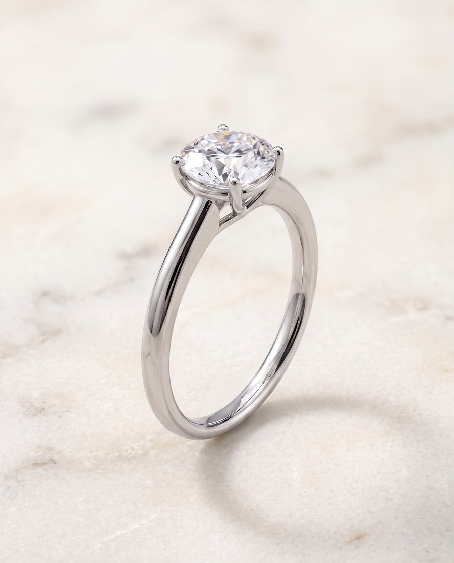 The Viola Engagement Ring, made to order in our Los Angeles atelier
