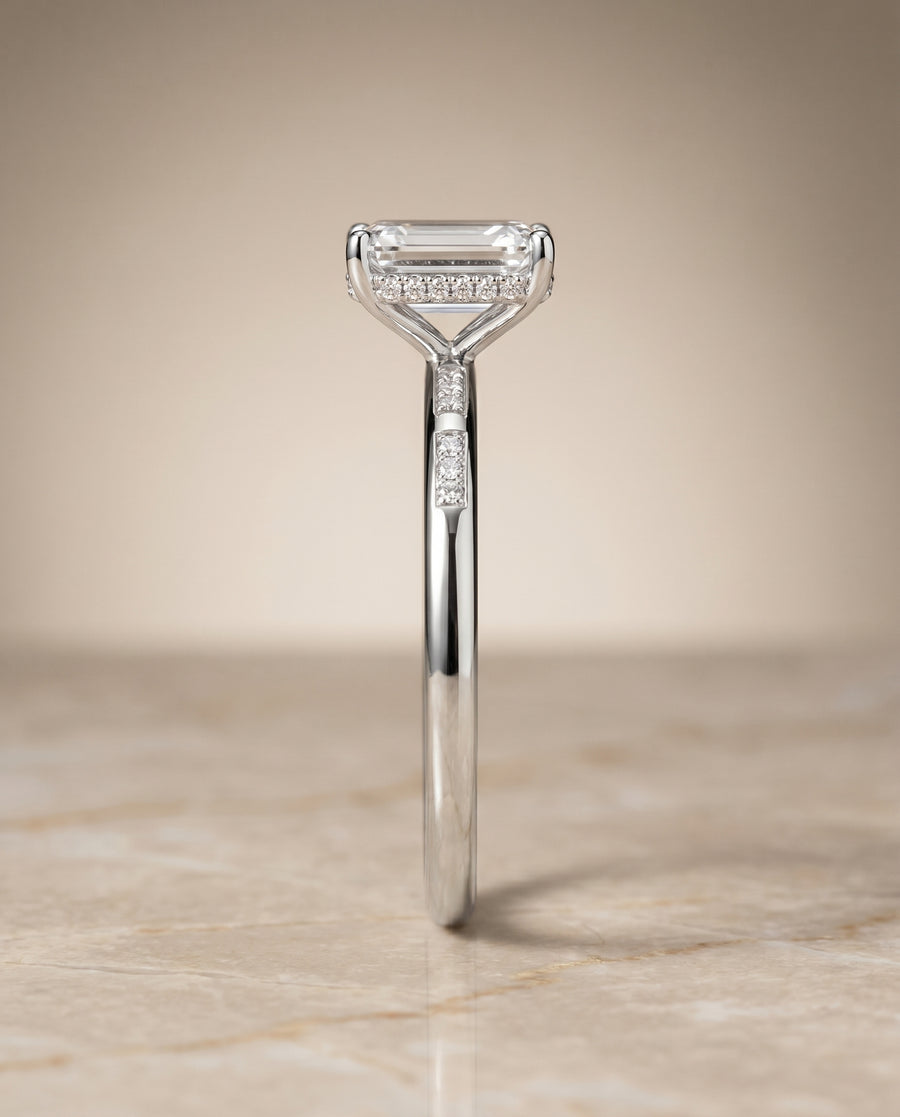 The Wanda Engagement Ring, made to order in our Los Angeles atelier