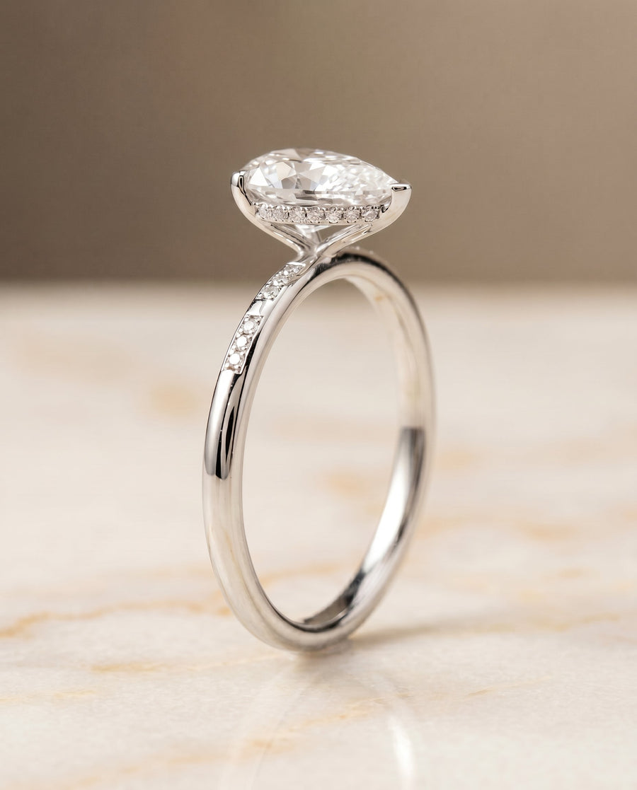 The Wanda Select Engagement Ring, made to order in our Los Angeles atelier