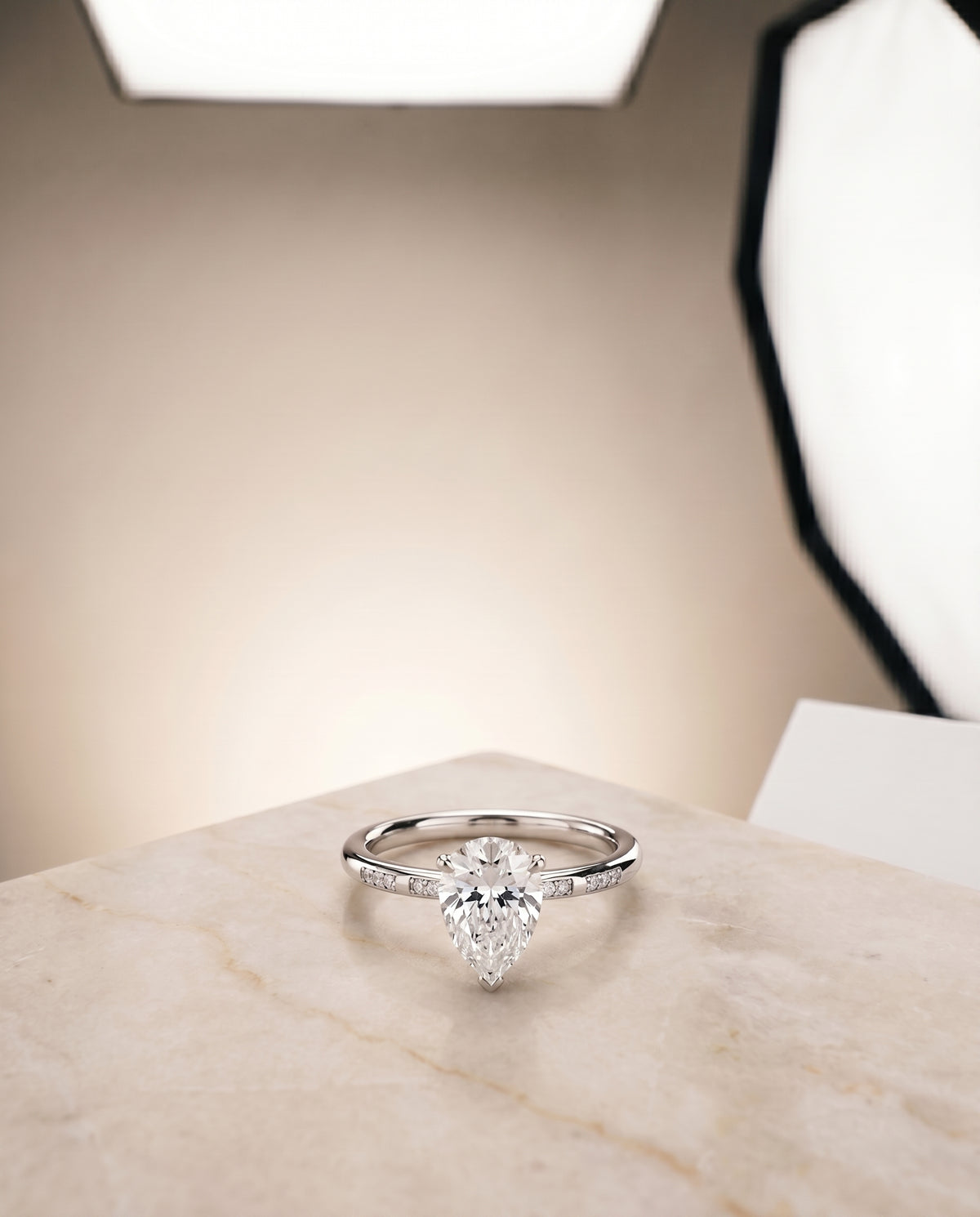 The Wanda princess engagement ring setting in Platinum | RockHer