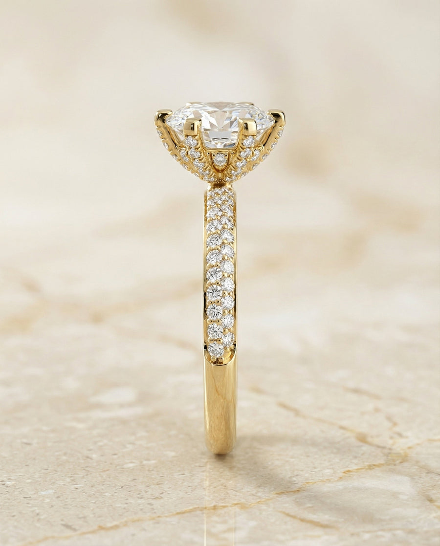 The  Select Engagement Ring, made to order in our Los Angeles atelier