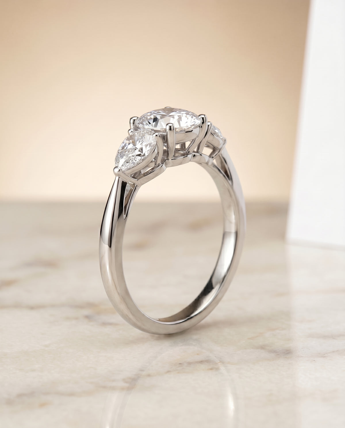 The Angelica setting for cushion diamonds, made to order in 18K White Gold | RockHer