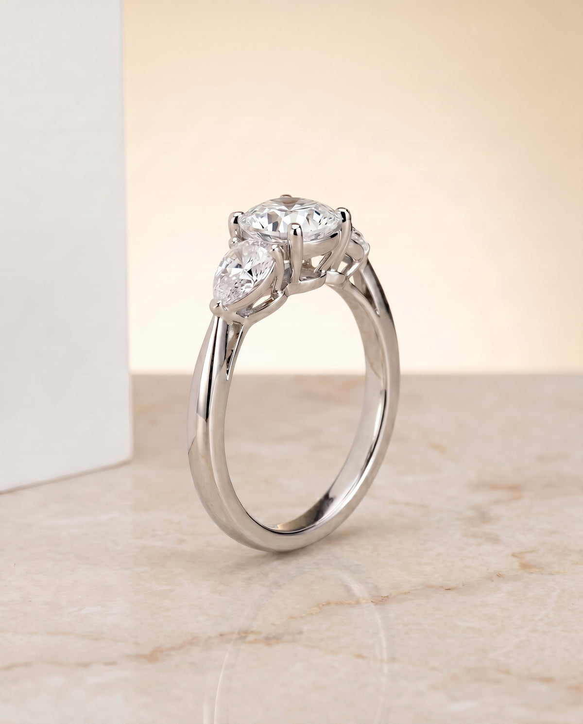 The Angelica setting for cushion diamonds, made to order in Platinum | RockHer
