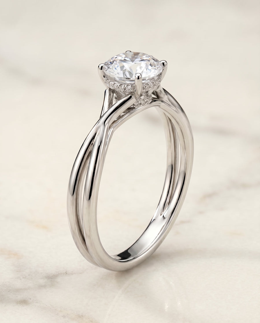 The Blondie Select Engagement Ring, made to order in our Los Angeles atelier