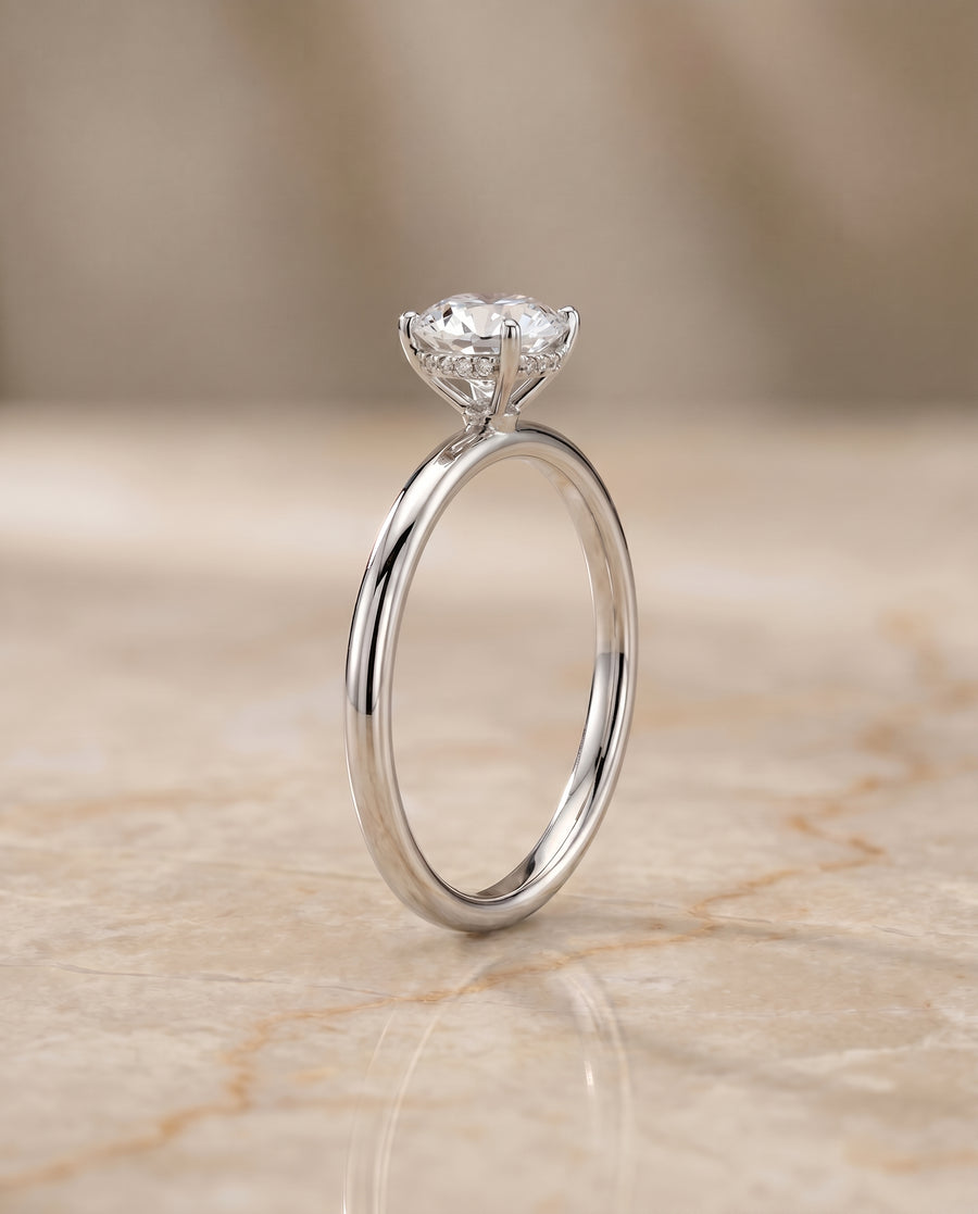 The Eartha Engagement Ring, made to order in our Los Angeles atelier
