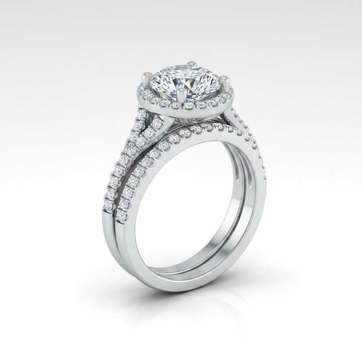 The Vega Matching Wedding Band, Round in Platinum | RockHer