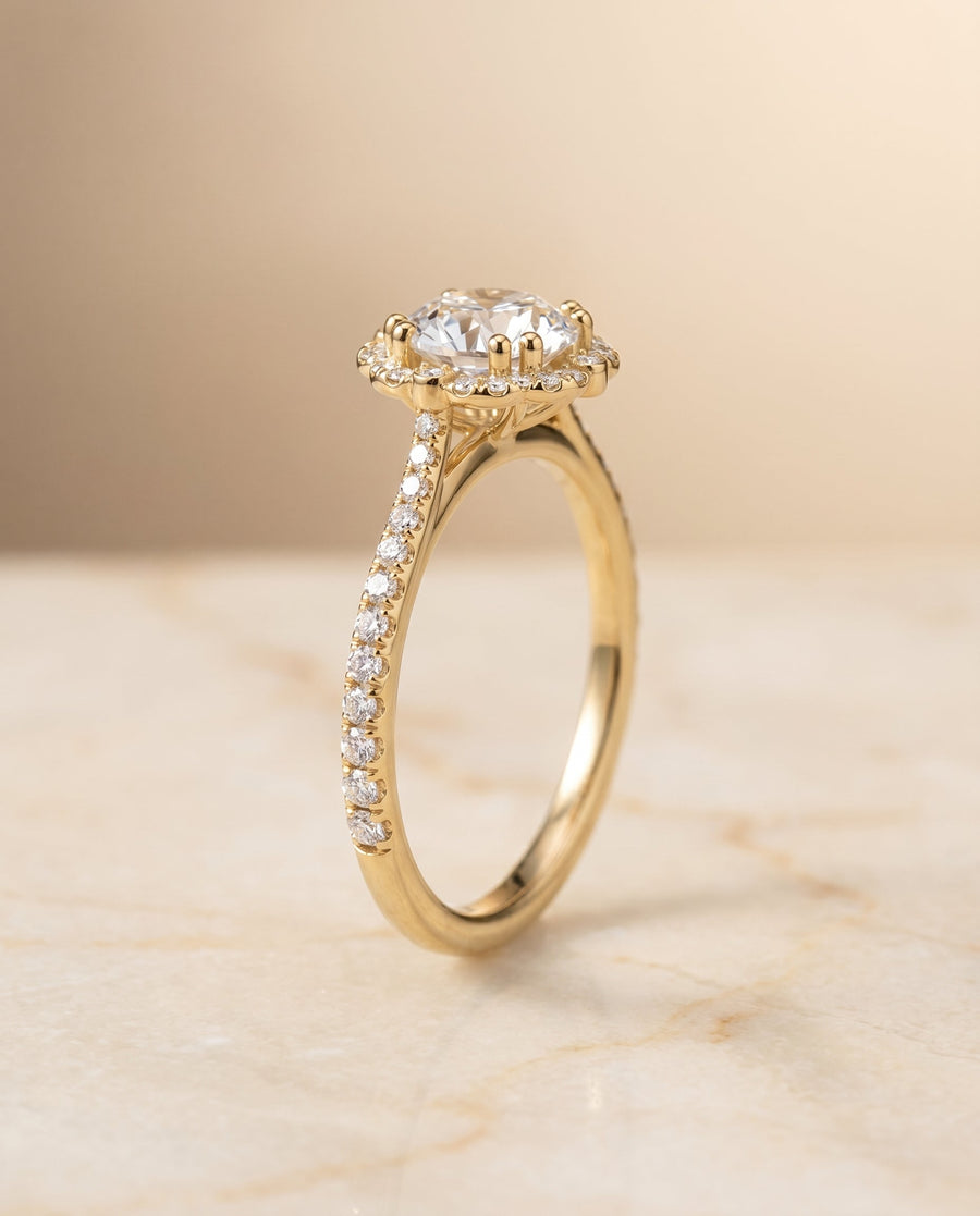 The Florence Select Engagement Ring, made to order in our Los Angeles atelier