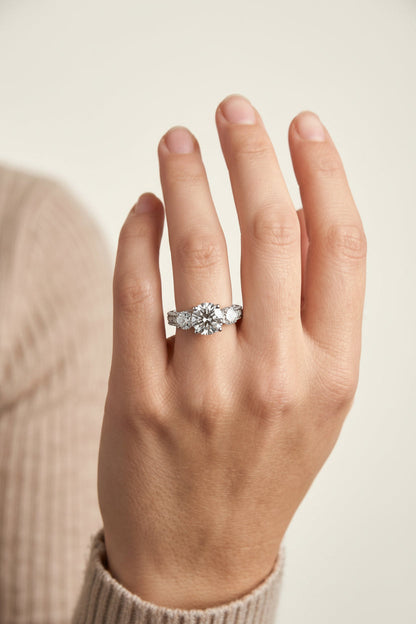 The Rosie Select lab diamond engagement ring, made to order in Platinum | RockHer