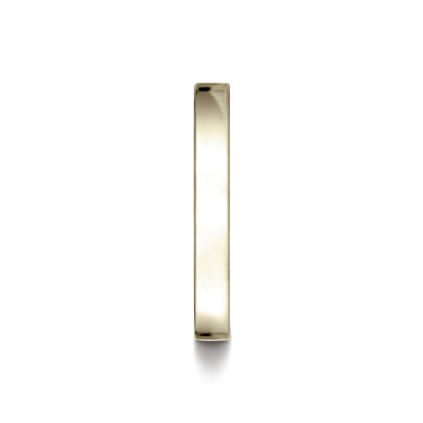 14k Yellow Gold 3 Mm Traditional Flat Ring