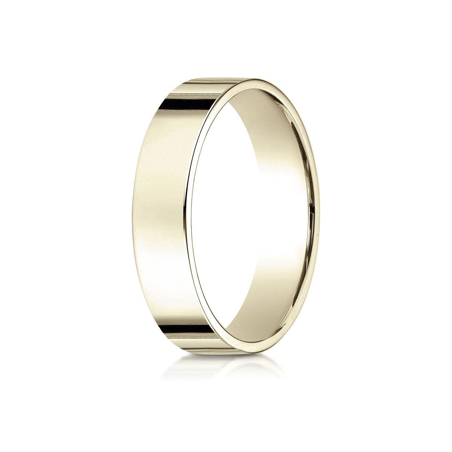 14k Yellow Gold 5 Mm Traditional Flat Ring
