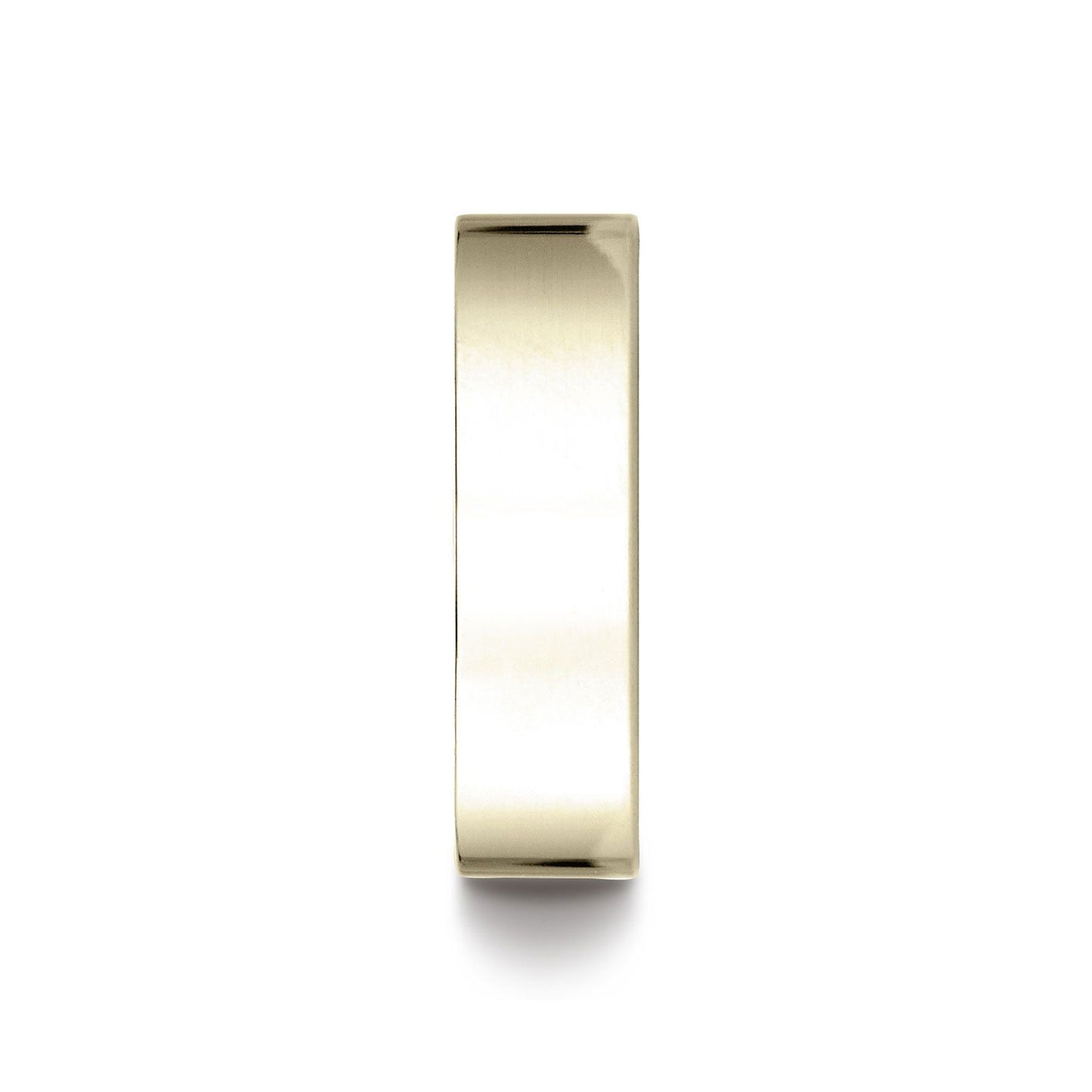 14k Yellow Gold 6 Mm Traditional Flat Ring