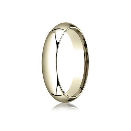 14k Yellow Gold 5mm High Dome Comfort-fit Ring