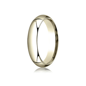 5mm High Dome Comfort-Fit Wedding Band, in 18K Yellow Gold | RockHer
