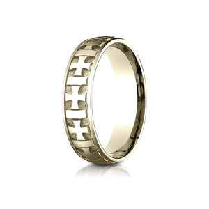 6mm Comfort-Fit Wedding Band, in 18K Yellow Gold | RockHer