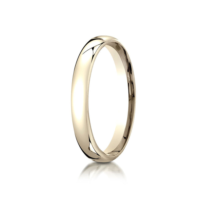 3.5mm Flat Comfort-Fit Wedding Band, in 14K Yellow Gold | RockHer