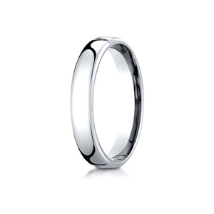 4.5mm Flat Comfort-Fit Wedding Band, in 14K White Gold | RockHer
