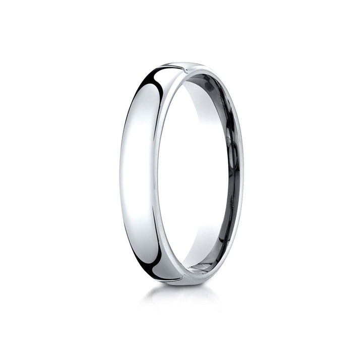 4.5mm Flat Comfort-Fit Wedding Band, in 14K White Gold | RockHer