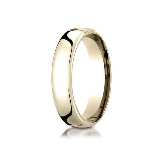 14k Rose Gold 6mm Flat Comfort-fit Ring With Milgrain