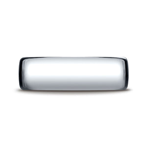 7.5mm Comfort-Fit Wedding Band, in Platinum | RockHer