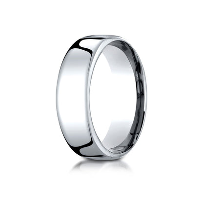 Platinum 7.5mm Deluxe Comfort-fit  Ring