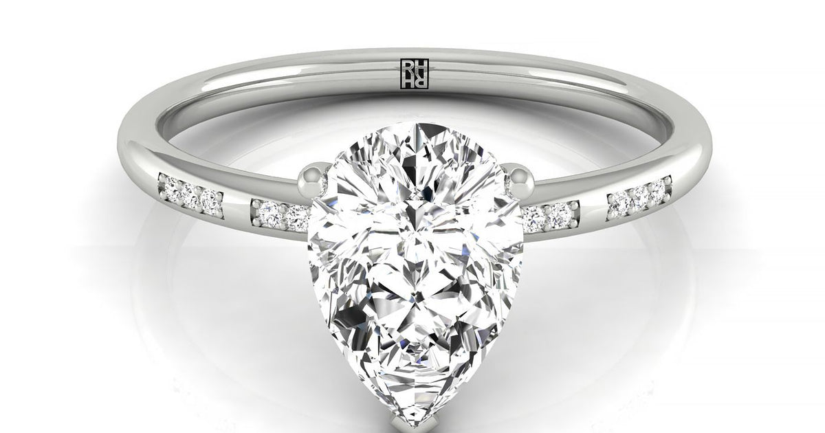 Wanda Solitaire Princess Platinum Engagement Ring | RockHer