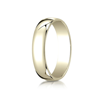 14k Yellow Gold 5mm Low Dome Light Ring