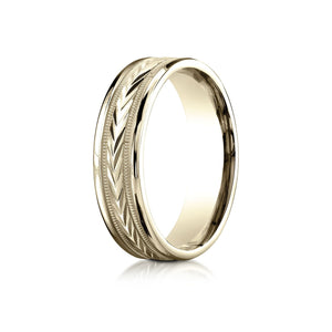 6mm Comfort-Fit Wedding Band, in 14K Yellow Gold | RockHer