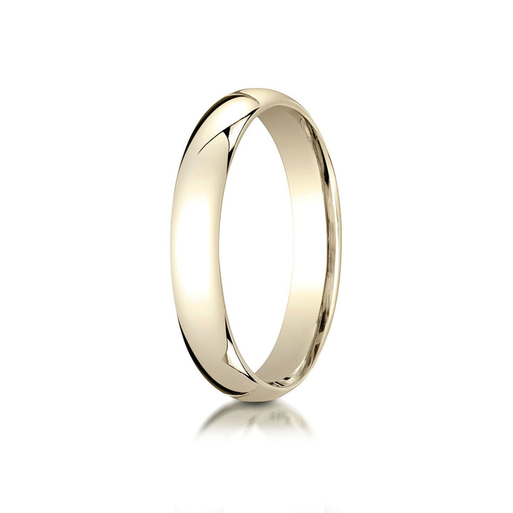 4mm Slightly Domed Super Light Comfort-Fit Wedding Band, in 14K Yellow Gold | RockHer