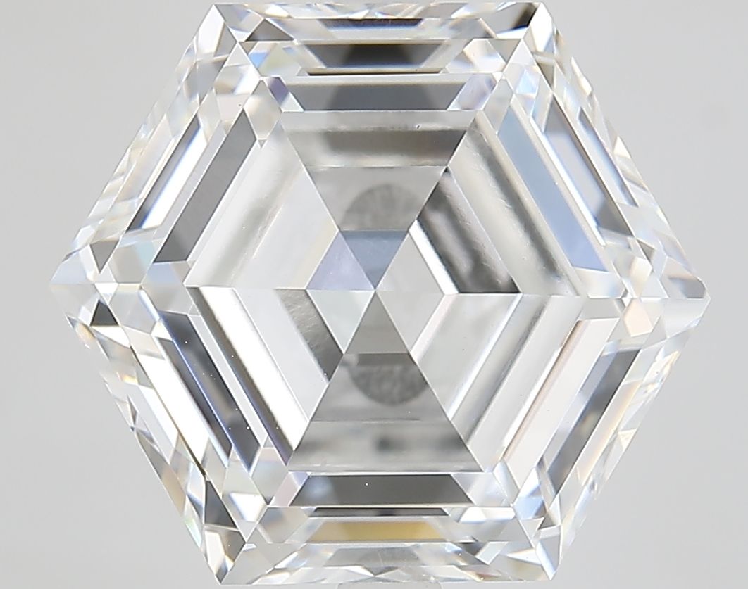 Hexagonal Cut Loose Diamond 2ct D IF
