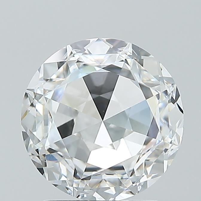Rose Round Cut Loose Diamond 5ct F VVS